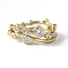Fine jewellery inspired by nature handmade from precious metals and gemstones